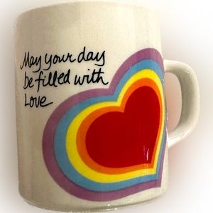 VTG Avon The Love Mug “May your day be filled with Love” Easter 1984 Coffee SOUP